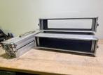 Flightcase Doubledoor rack 2x 2U, Ophalen of Verzenden, Gebruikt, Overige instrumenten, Flightcase