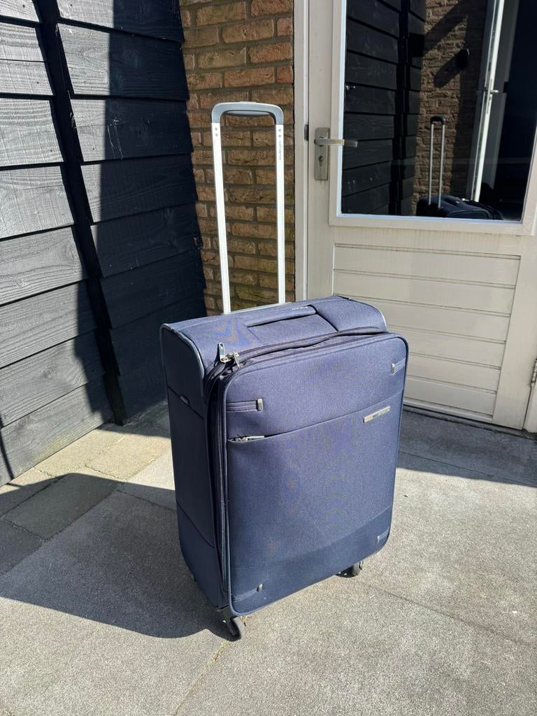 Samsonite Base Boost Spinner reiskoffer expandable, Ophalen, 40 tot 60 cm, Wieltjes, Gebruikt