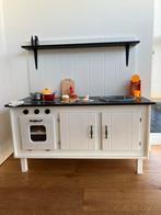 Grote houten speelkeuken met accessoires, Kinderen en Baby's, Ophalen, Gebruikt, Hout, Speelkeuken