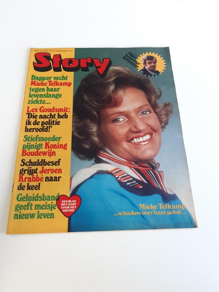 + Story 1977. Nr 41. Mieke Telkamp. Lex Goudsmit. James Bond, Verzenden, 1980 tot heden, Tijdschrift