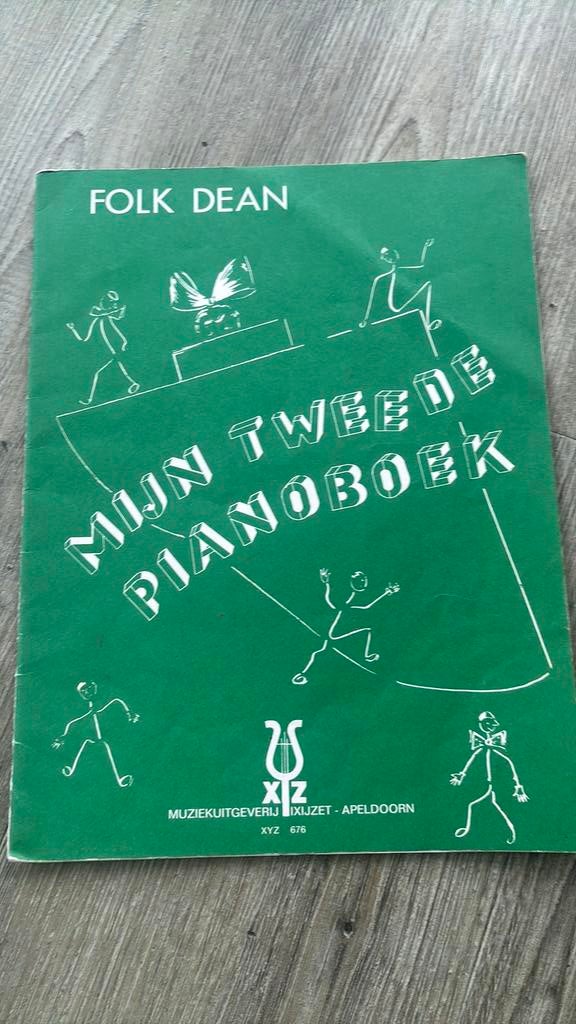 Folk Dean, Mijn tweede pianoboek, Muziek en Instrumenten, Bladmuziek, Ophalen of Verzenden, Zo goed als nieuw, Les of Cursus