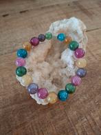 Natuurkralen armband met Toermalijn mix, Overige materialen, Met bedels of kralen, Nieuw, Ophalen of Verzenden