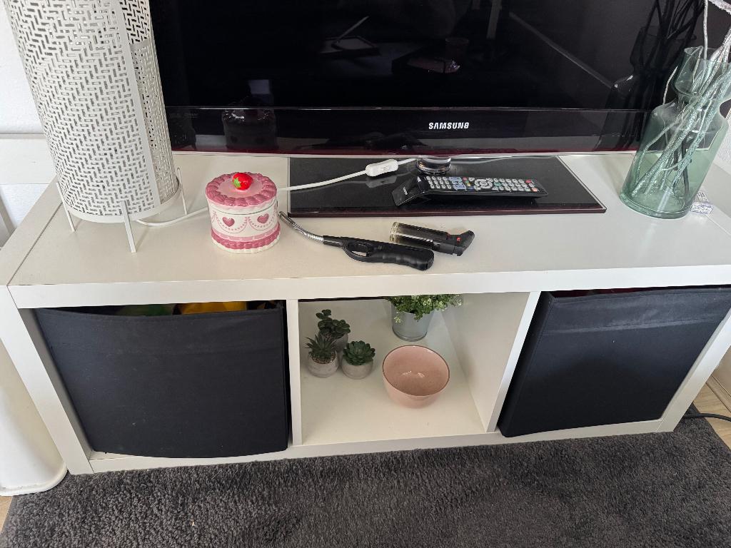 Witte open kast Kallex Ikea (ophalen Groningen), Huis en Inrichting, Kasten | Overige, Ophalen, Gebruikt