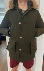 Woolrich Parka Jas - Maat M - Donkergroen, Ophalen of Verzenden, Zo goed als nieuw, Groen