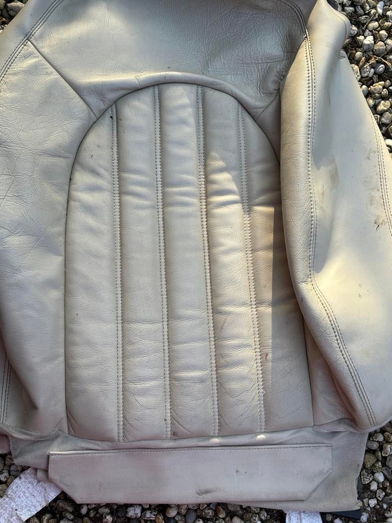 Jaguar XKR Lederen Stoelhoes - Crème/Beige, Auto-onderdelen, Verzenden, Gebruikt, Jaguar