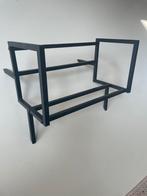 Stijlvolle Zwarte Metalen Platenstandaard, Ophalen, Zo goed als nieuw