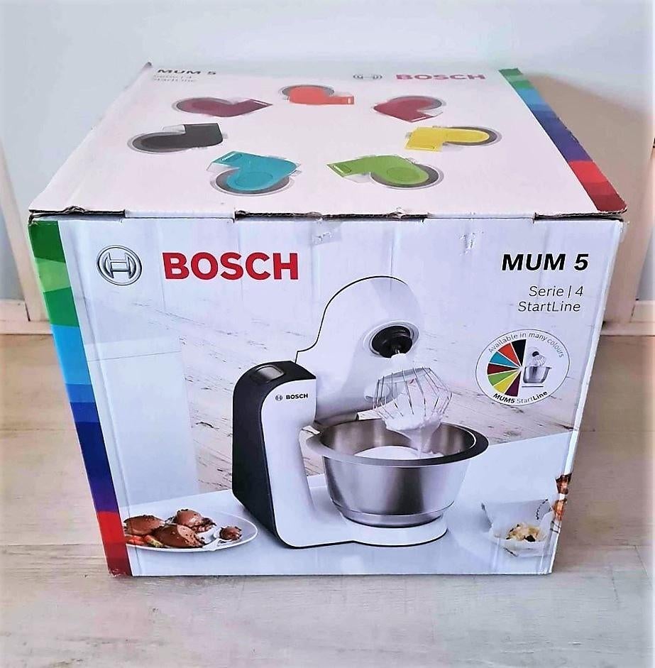 Bosch MUM54A00 keukenmachine keukenmixer 900 watt nieuw, 4 liter of meer, Nieuw, 3 snelheden of meer, Ophalen of Verzenden