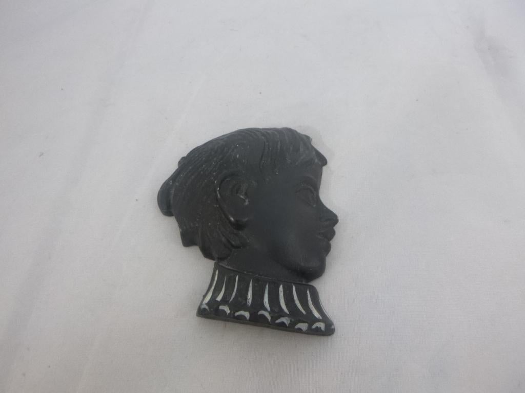 mooi bruin vintage jongenshoofd, Ophalen of Verzenden, Huis en Inrichting