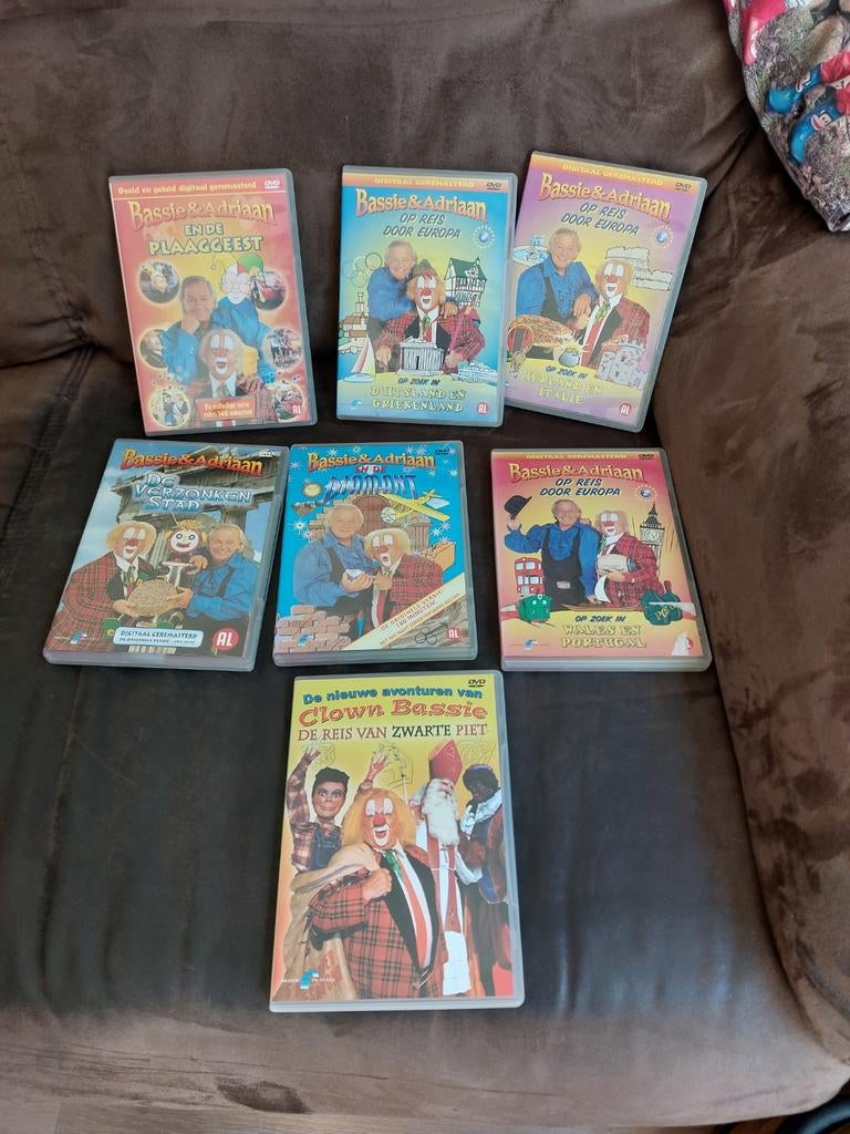 Bassie en adriaan DVD 'S, Alle leeftijden, Kinderprogramma's en -films, Overige typen, Ophalen of Verzenden