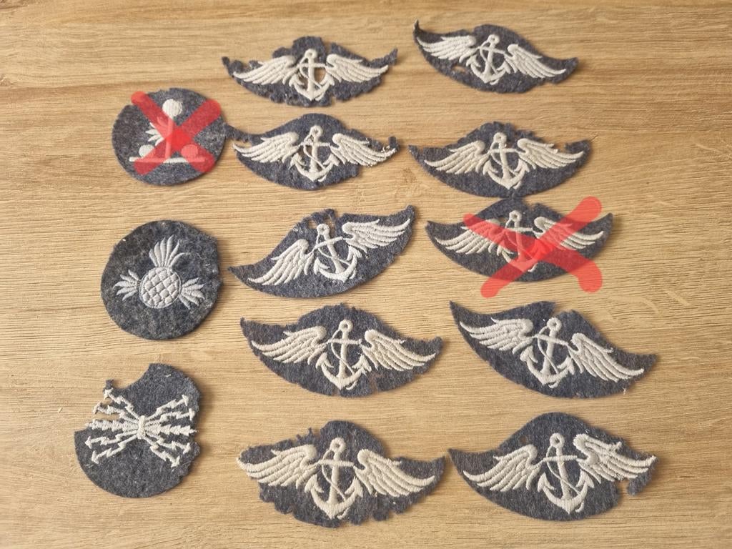 Duits WOII luftwaffe Tätigkeitsabzeichen 11 stuks, Verzamelen, Militaria | Tweede Wereldoorlog, Ophalen of Verzenden, Luchtmacht