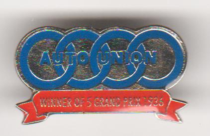 Auto union vintage pin. limited edition, Verzenden, Zo goed als nieuw, Transport