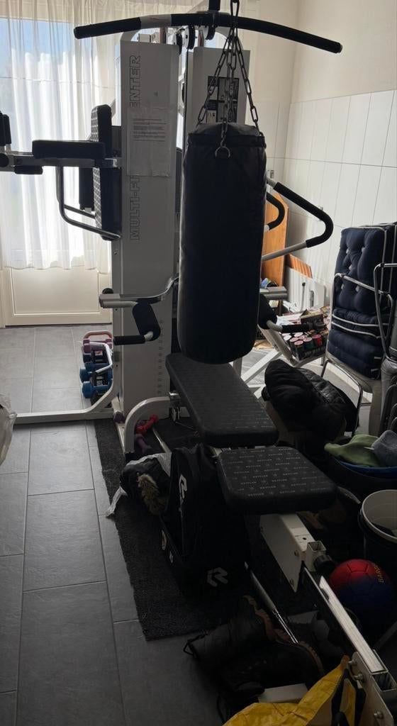 Kettler Krachtstation met Bokszak - Complete Workout, Sport en Fitness, Ophalen, Gebruikt, Krachtstation, Armen