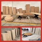 NIEUW ASSORTIMENT EIKEN BOOMSTAMTAFELS!, Antiek en Kunst, Antiek | Meubels | Tafels, Ophalen of Verzenden