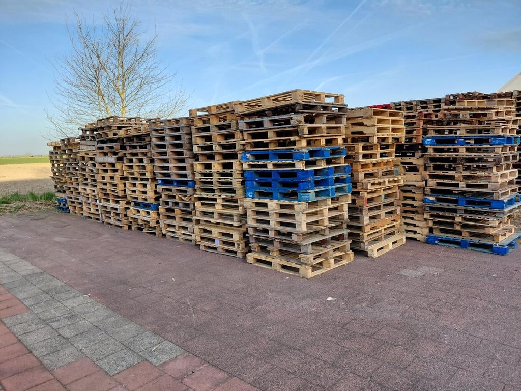 Pallets voor kachelhout, Tuin en Terras, Haardhout, Minder dan 3 m³, Ophalen