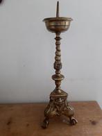 antieke bronzen kerkkandelaar, Antiek en Kunst, Ophalen of Verzenden, Koper of Brons