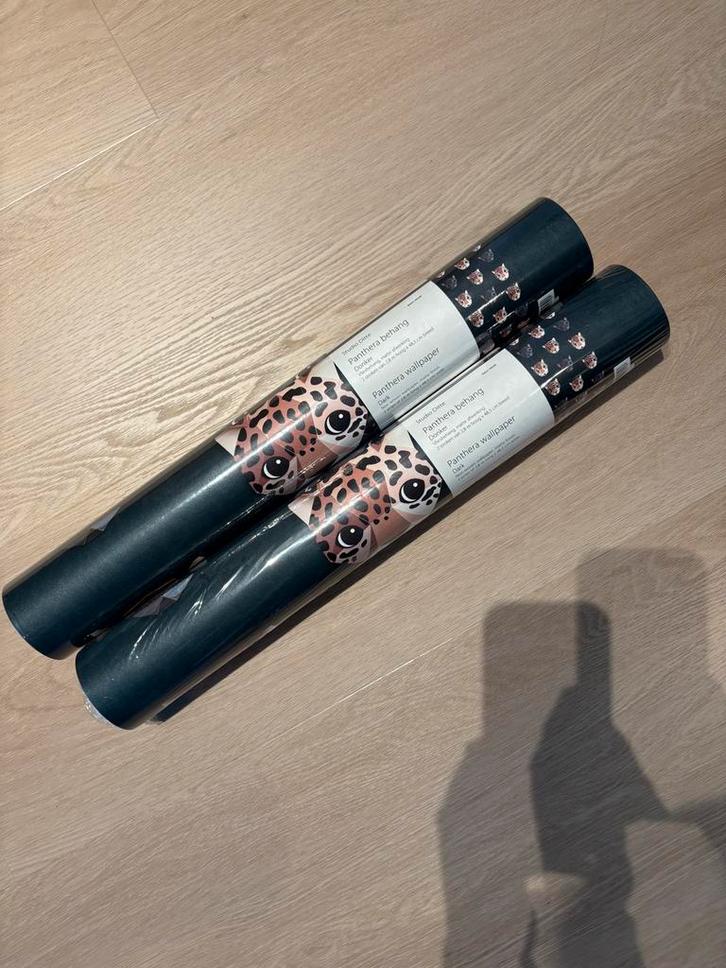 Studio Ditte Pantera Behang - Nieuw!, Huis en Inrichting, Stoffering | Behang, Zwart, minder dan 10 m², Ophalen of Verzenden