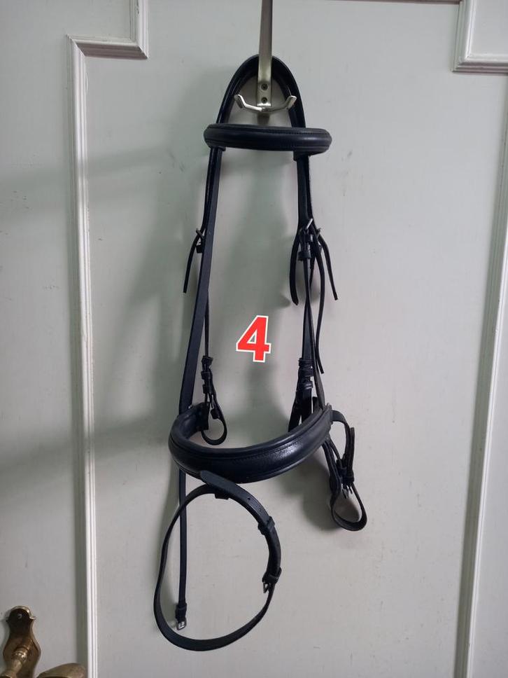 Pagony hoofdstel brede neusriem full, Dieren en Toebehoren, Paarden en Pony's | Hoofdstellen en Tuigage, Zo goed als nieuw, Dressuur