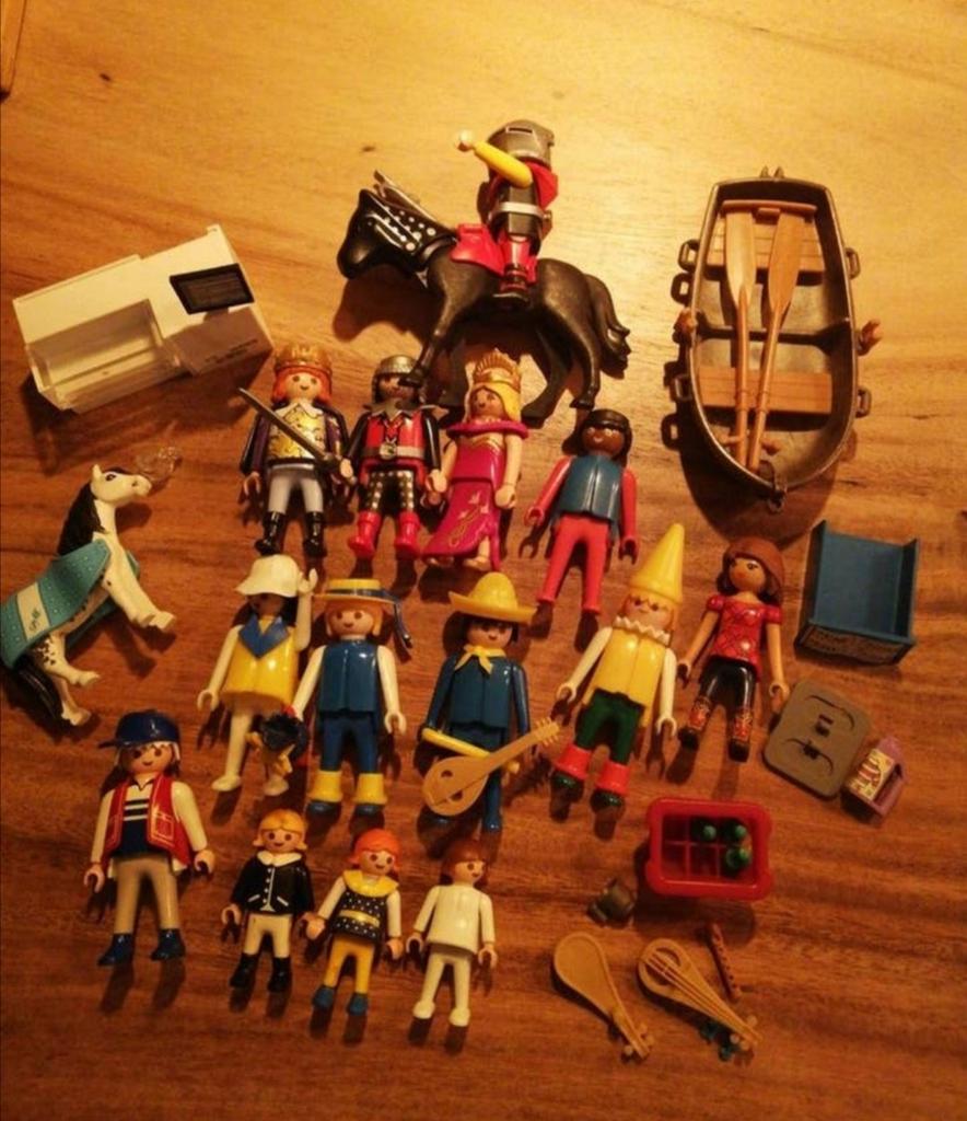 Collectie playmobil poppetjes, coaching /familie opstelling, Ophalen of Verzenden, Zo goed als nieuw, Los playmobil