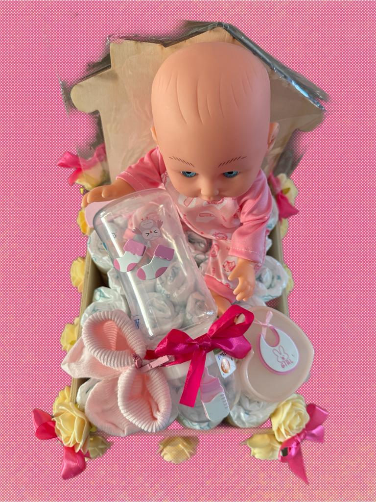 Kraamcadeau meisje, Kinderen en Baby's, Kraamcadeaus en Geboorteborden, Ophalen of Verzenden, Nieuw, Kraamcadeau