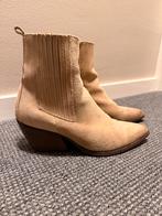 Manfield laarsjes beige suède maat 40, Ophalen of Verzenden, Zo goed als nieuw, Beige, Lage of Enkellaarzen