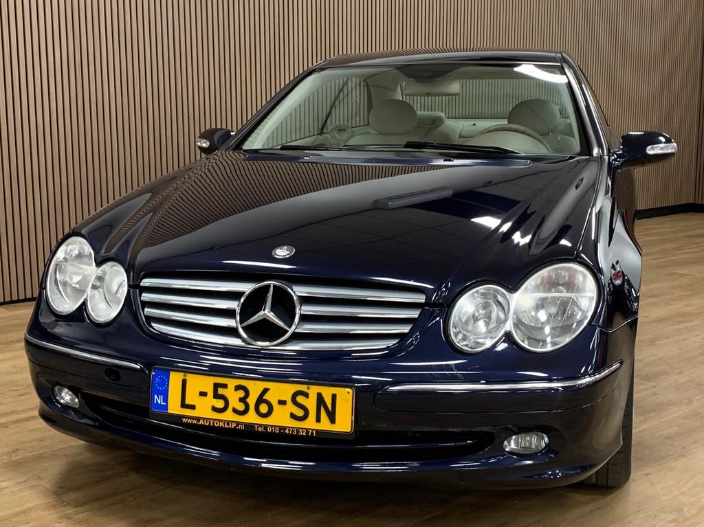 Mercedes-Benz MERCEDES CLK200 KOMP |Climate Control|, Auto's, Achterwielaandrijving, Beige, 4 cilinders, Traction-control