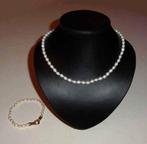 Ketting + Armband Parels, Verzenden, Nieuw, Overige kleuren, Overige materialen