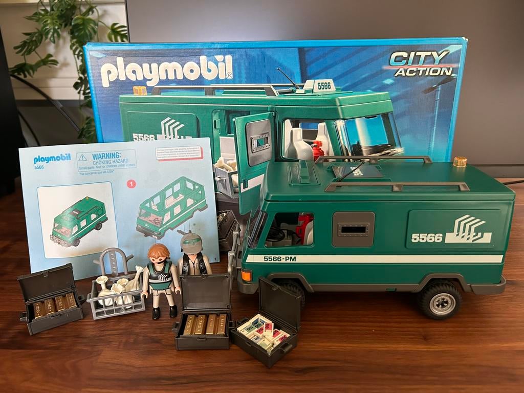 Playmobil 5566 Waardetransport (COMPLEET), Ophalen, Zo goed als nieuw, Complete set