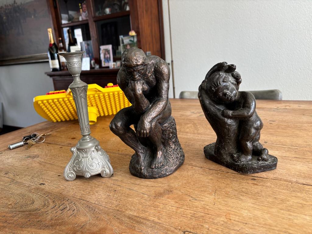 Twee klassieke beelden, Antiek en Kunst, Kunst | Beelden en Houtsnijwerken, Ophalen