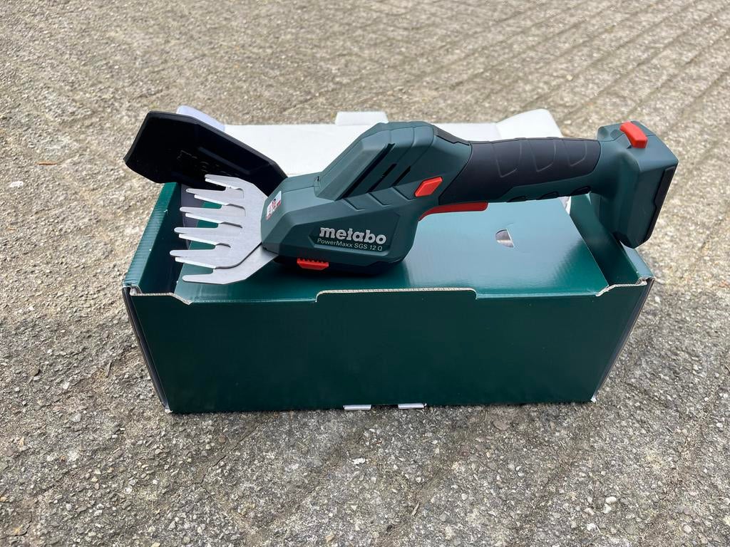 Metabo PowerMaxx SGS 12 Q Accu Gras- en heggenschaar, Ophalen, Nieuw, Accu