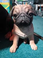 Mopshond en rottweiler beeld, Ophalen, Zo goed als nieuw, Dier