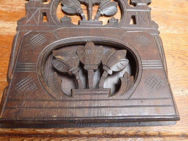 Art deco houten brievenhouder, Ophalen of Verzenden