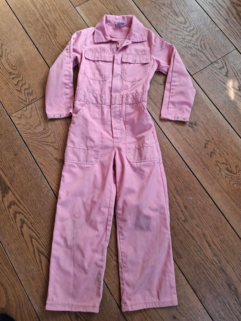 Roze kinder overall maat 128, Ophalen of Verzenden, Gebruikt, Meisje