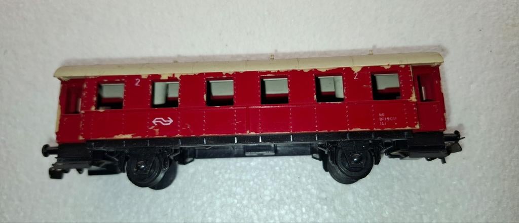 Piko ns personen wagon in ho, Gebruikt, Gelijkstroom, Wagon, NS