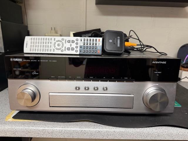 Mooie Yamaha receiver RX-A820 Aventage titanium, Audio, Tv en Foto, Versterkers en Receivers, Zo goed als nieuw, 7.1, 120 watt of meer