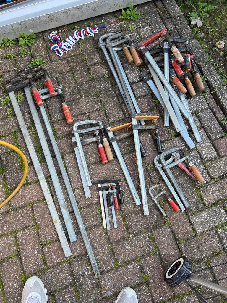 Diverse partij lijmtangen en klemmen, Ophalen, Gebruikt