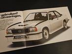 Brochure Opel Ascona 400 1981, Ophalen of Verzenden, Zo goed als nieuw, Opel