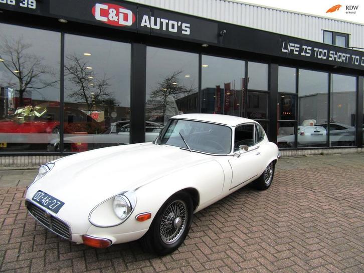 Jaguar E-TYPE 1971 UNIEKE UITV ONE OFF 5.0 V8 AUT COLL ITEM, Auto's, Jaguar, Bedrijf, Te koop, E-Type, Lederen bekleding, Lichtmetalen velgen
