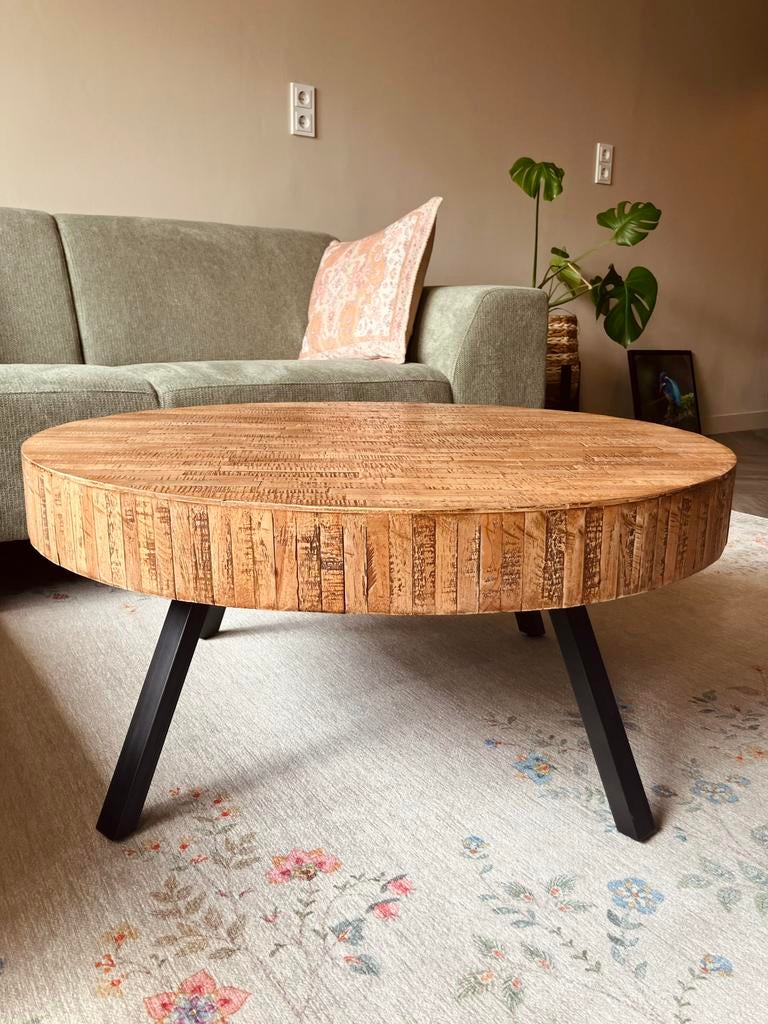 Salontafel hout, Huis en Inrichting, Tafels | Salontafels, Ophalen, 100 tot 150 cm, 50 tot 100 cm, Zo goed als nieuw