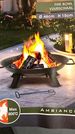 Ambiance Vuurkorf met Grillrooster - Nieuw in doos, Ophalen of Verzenden, Nieuw