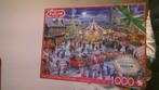 falcon de luxe twee kerst puzzle the christmas carousel, Ophalen of Verzenden, Minder dan 500 stukjes, Zo goed als nieuw