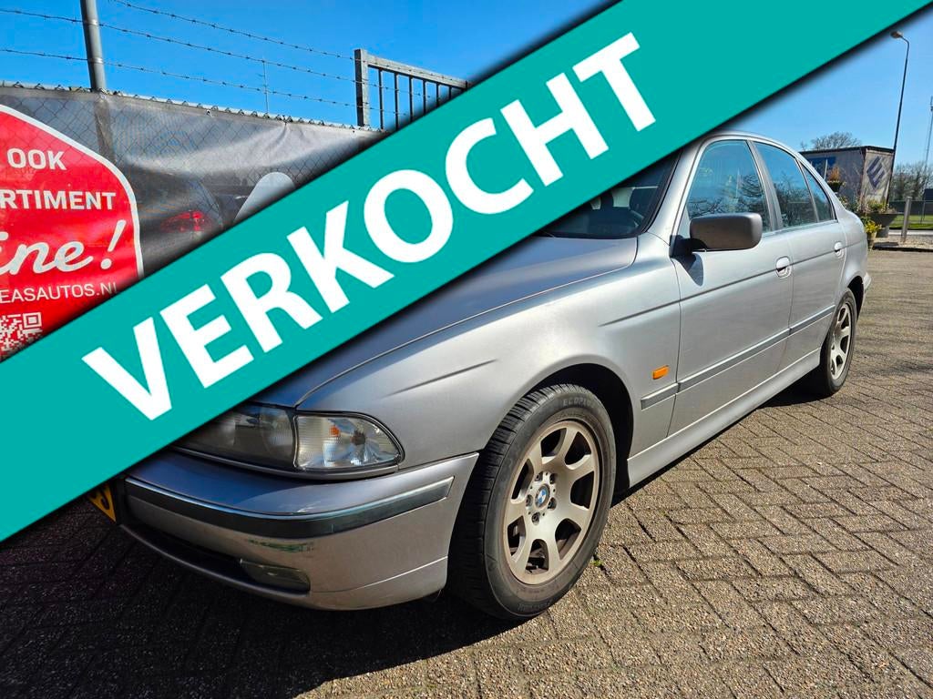 BMW 5-serie 523i 5-bak/DAK/airco, Auto's, BMW, Euro 2, 745 kg, Achterwielaandrijving, 2494 cc