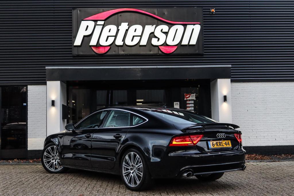 Audi A7 Sportback 3.0 TDI Quattro NAP 2e EIGENAAR BOSE LEDER, Auto's, Audi, Euro 5, Gebruikt, Zwart, 2000 kg