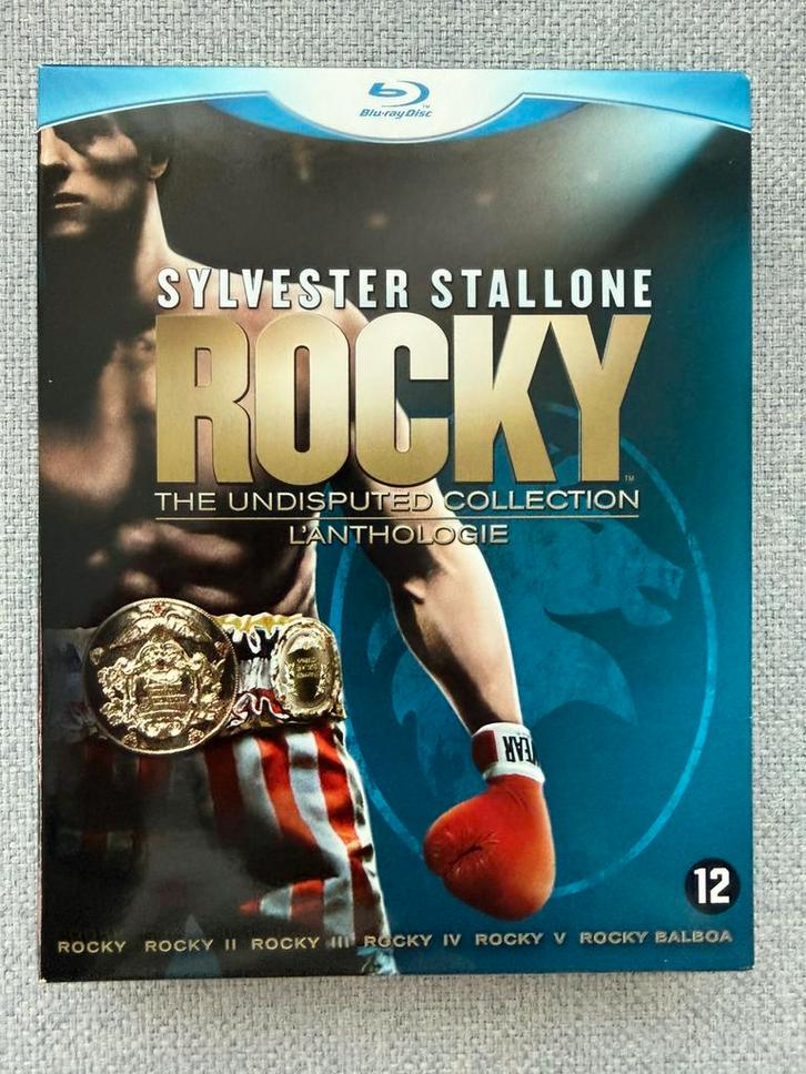 Blu Ray Sylvester Stallone Rocky The Undisputed Collection, Cd's en Dvd's, Blu-ray, Zo goed als nieuw, Actie, Boxset, Ophalen of Verzenden