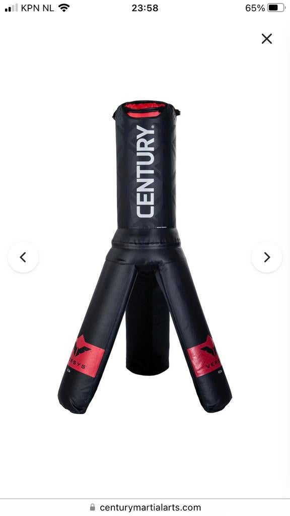 Century Versys VS.3 staande bokszak, Gebruikt, Overige, Vechtsportmateriaal, Groter dan maat XL