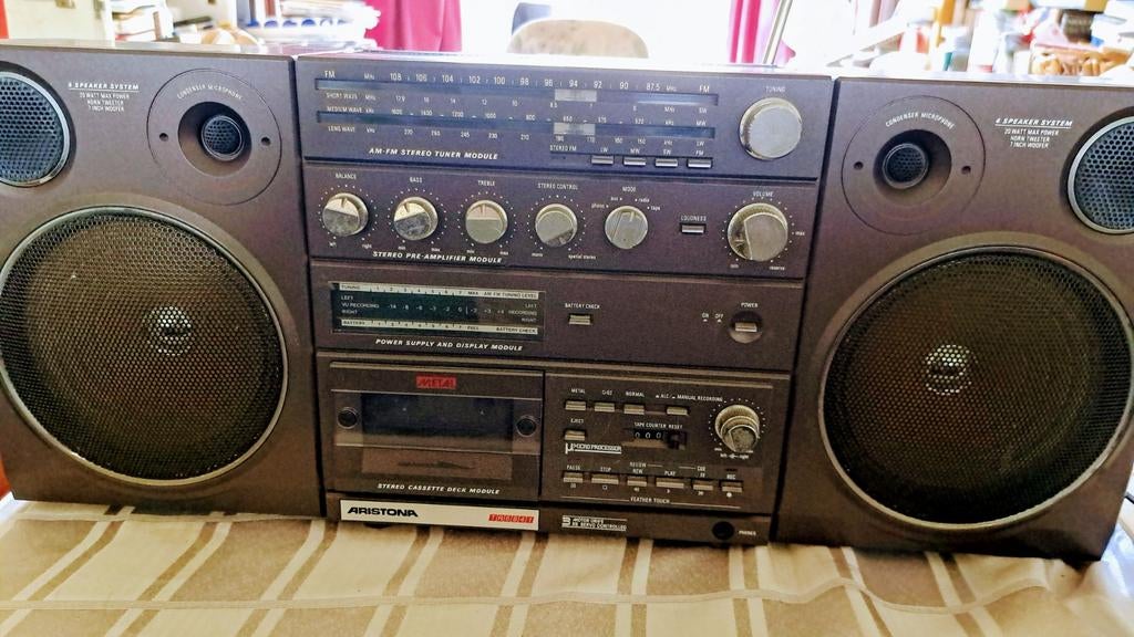 Aristona TR 6841 stereo tuner amplifier radio cassettespeler, Ophalen of Verzenden, Speakers, Overige merken