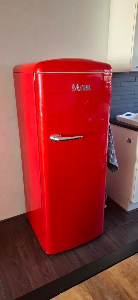 Etna retro koelkast - Zo goed als nieuw, weinig gebruikt, Witgoed en Apparatuur, Koelkasten en IJskasten, Ophalen, 200 liter of meer