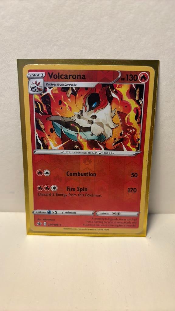 Volcarona 014/189 astral radiance reverse holo pokemon kaart, Ophalen of Verzenden, Nieuw, Boosterbox