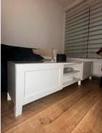 Wit IKEA tv‑meubel met speciaal glas, 180 cm| GRATIS, Gebruikt, 150 tot 200 cm, Ophalen of Verzenden, Glas