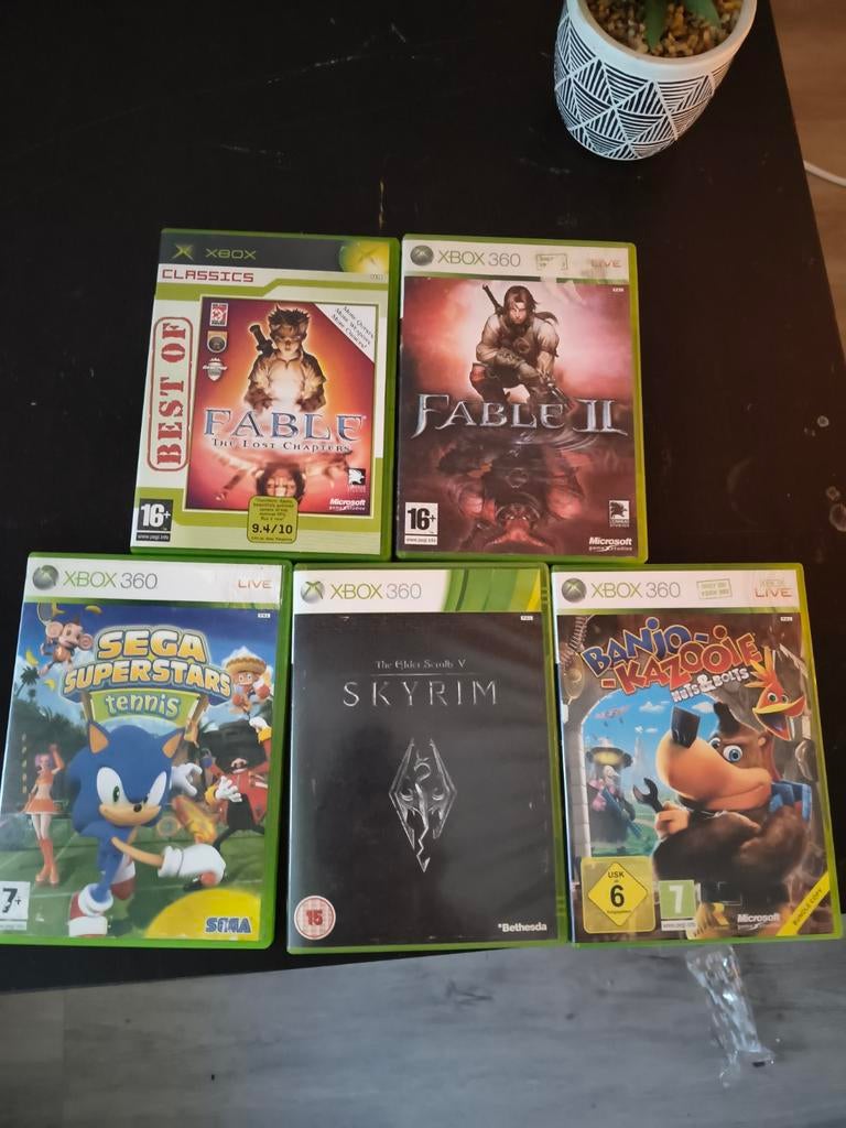 Xbox & Xbox 360 Games: Fable, Skyrim, Banjo-Kazooie, Spelcomputers en Games, Games | Xbox 360, 1 speler, Ophalen, Gebruikt, Role Playing Game (Rpg)