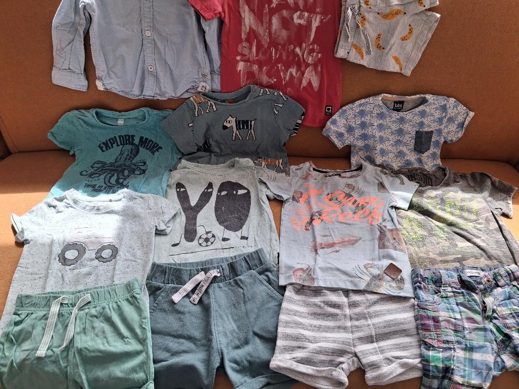 Jongenskleding pakket zomer 86-92, Kinderen en Baby's, Ophalen of Verzenden, Zo goed als nieuw, Maat 92
